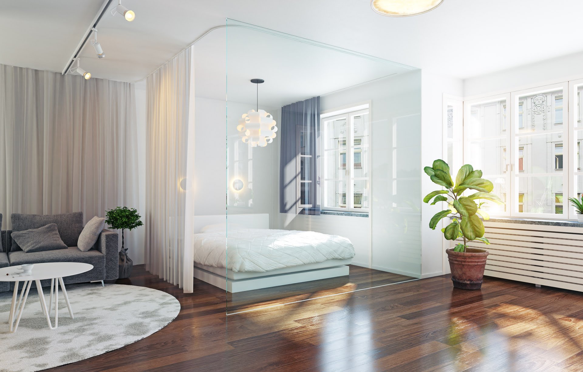 Étagère en Verre sur Mesure : maximiser l’espace avec panache ! 1 cloison vitrée
